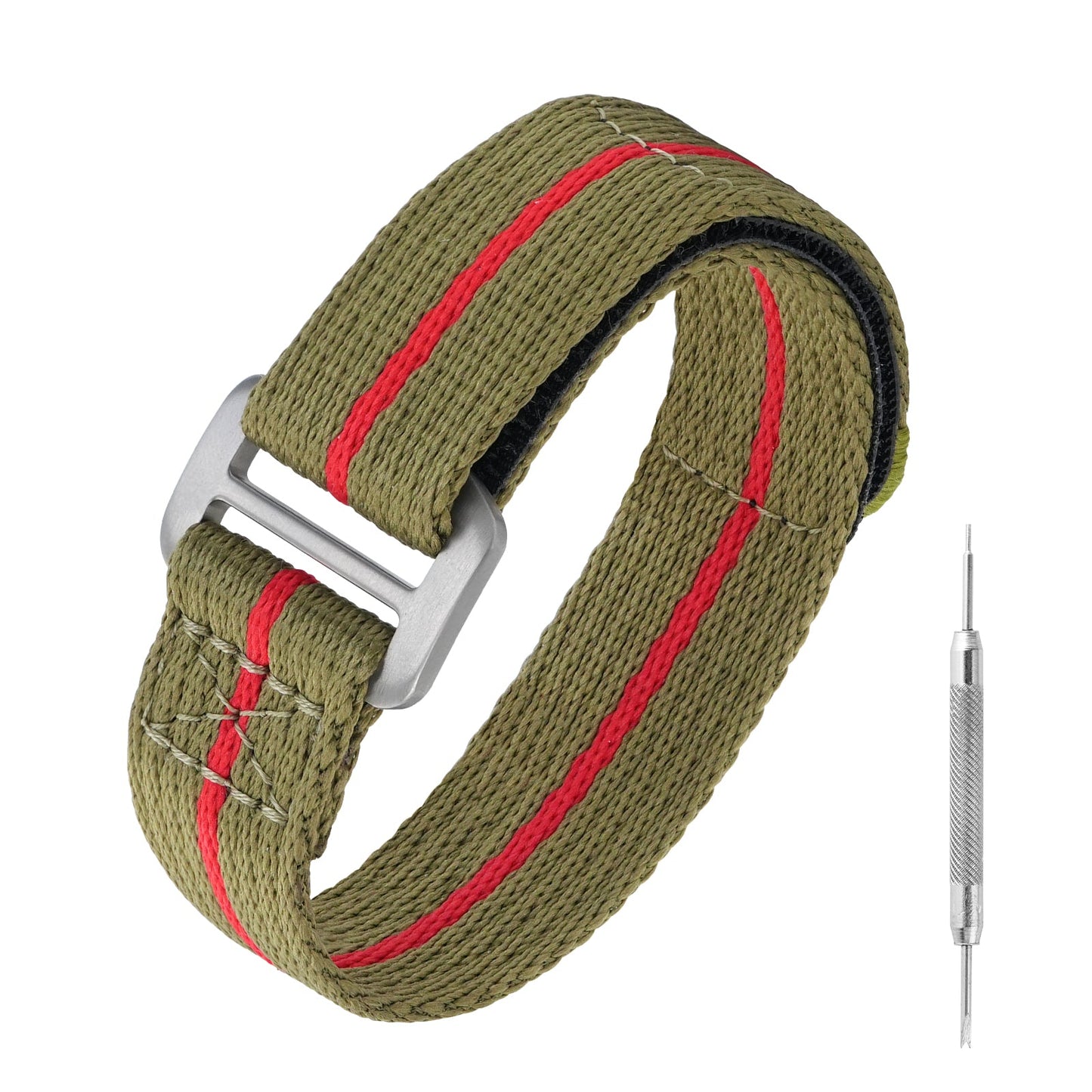 Titanium Buckle Soft Nylon Magic Strap 20mm/22mm - iBenifit Strap Store