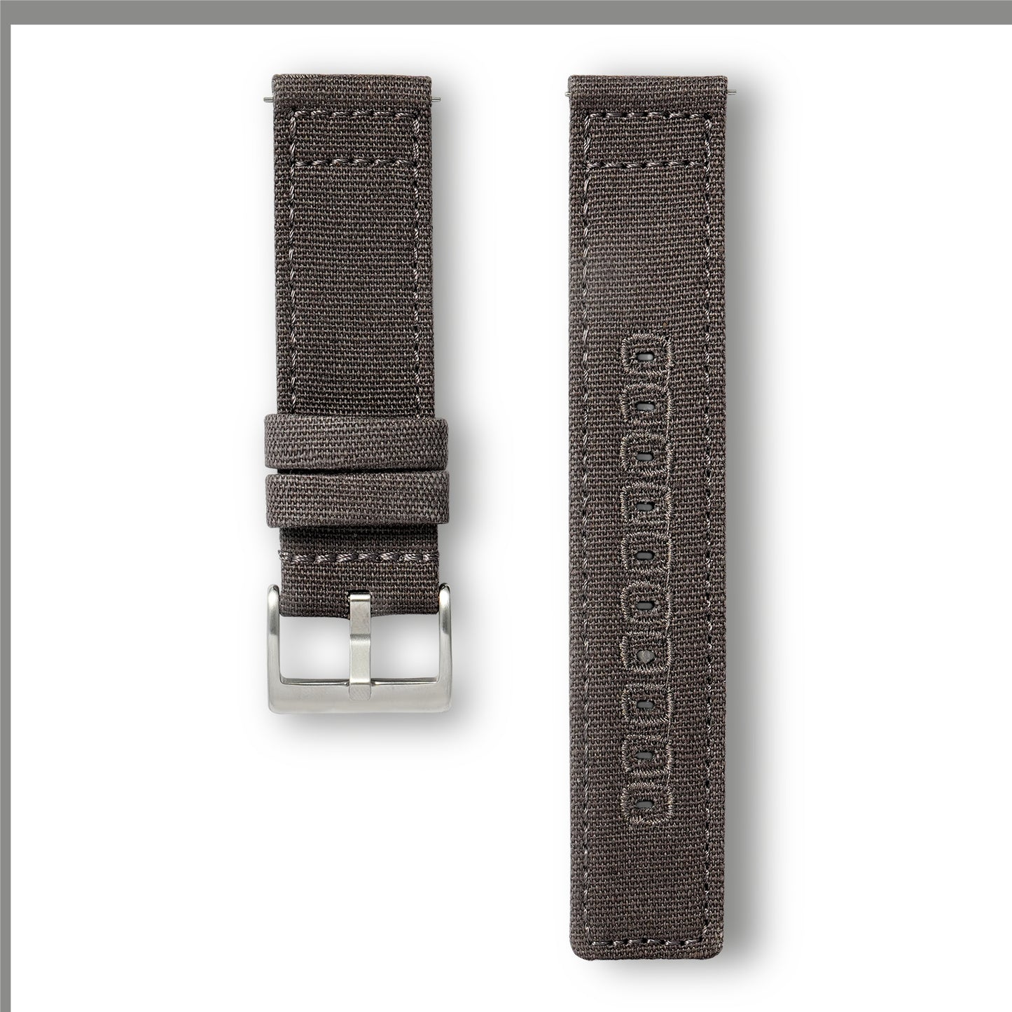 Nylon Canvas Strap Grey