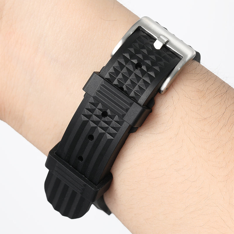 Watchdives Rubber Watch Strap | 20mm / 22mm IBRS006
