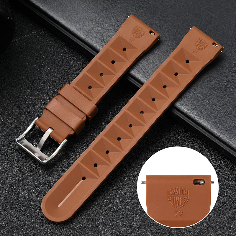 Watchdives Rubber Watch Strap | 20mm / 22mm IBRS006
