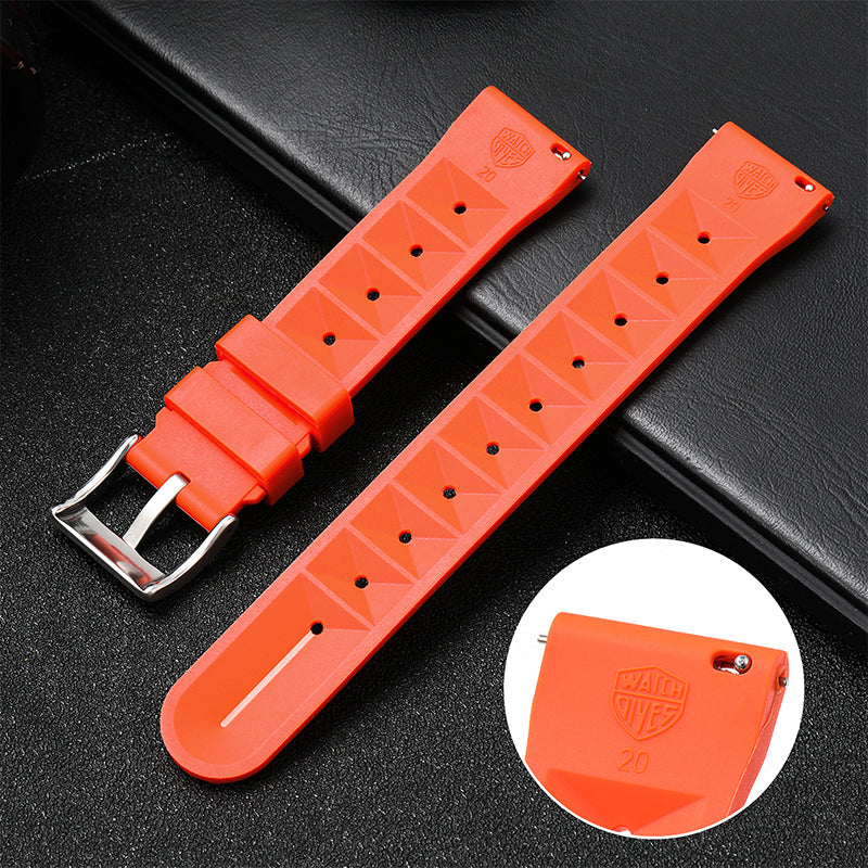 Watchdives Rubber Watch Strap | 20mm / 22mm IBRS006