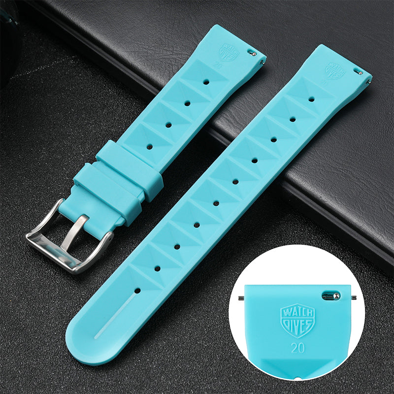 Watchdives Rubber Watch Strap | 20mm / 22mm IBRS006