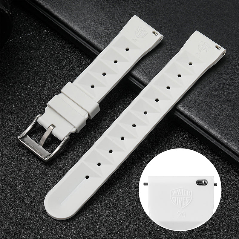 Watchdives Rubber Watch Strap | 20mm / 22mm IBRS006