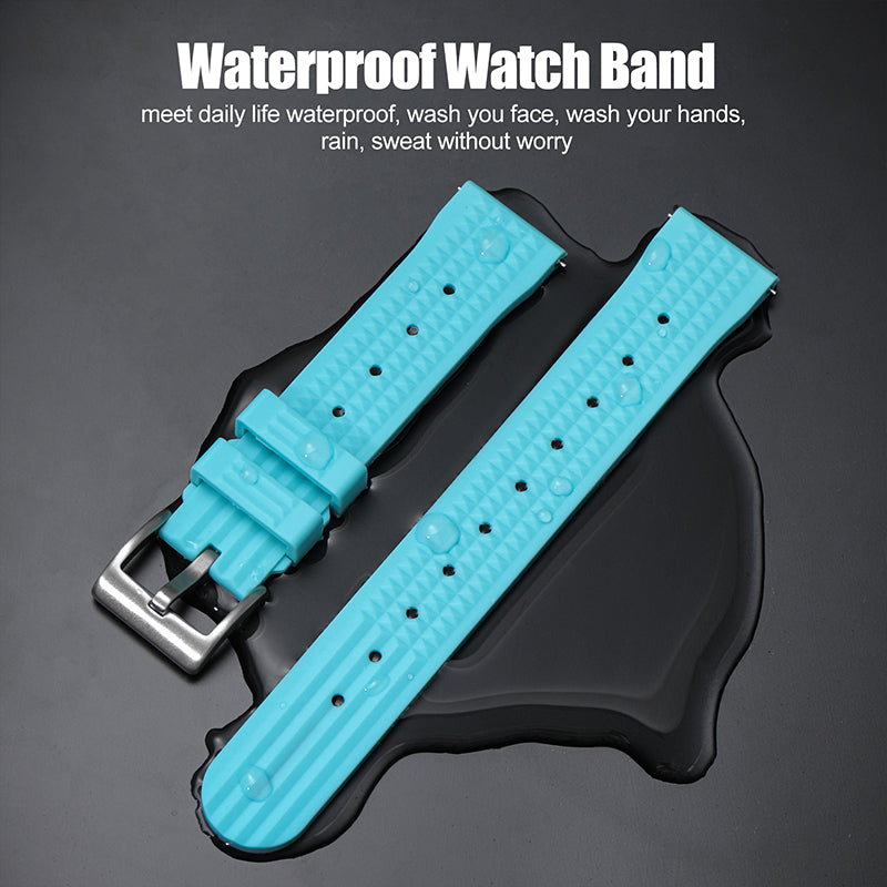 Watchdives Rubber Watch Strap | 20mm / 22mm IBRS006