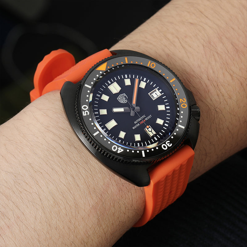 Watchdives Rubber Watch Strap | 20mm / 22mm IBRS006