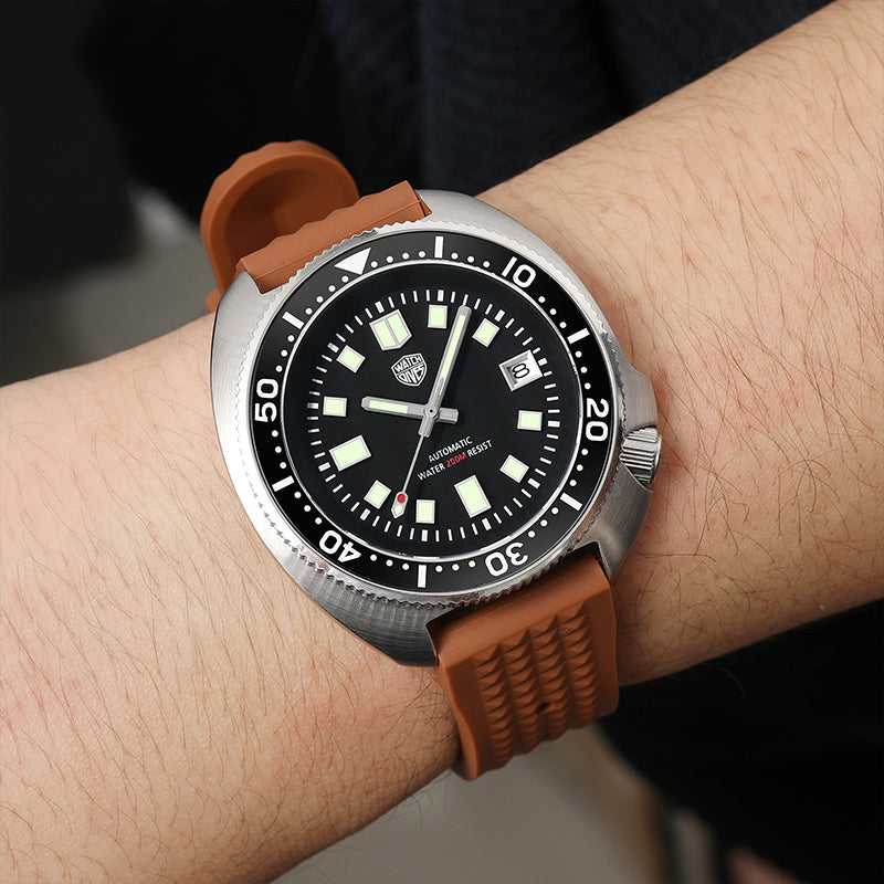 Watchdives Rubber Watch Strap | 20mm / 22mm IBRS006