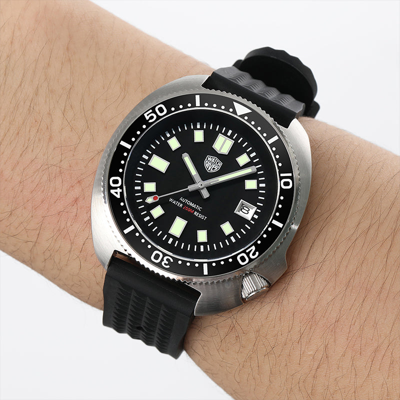 Watchdives Rubber Watch Strap | 20mm / 22mm IBRS006