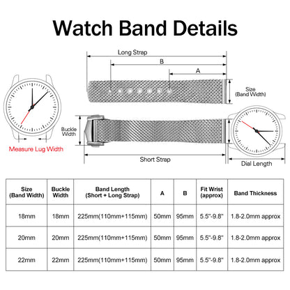 Adjustable Mesh Stainless Steel Bracelet IBSS001