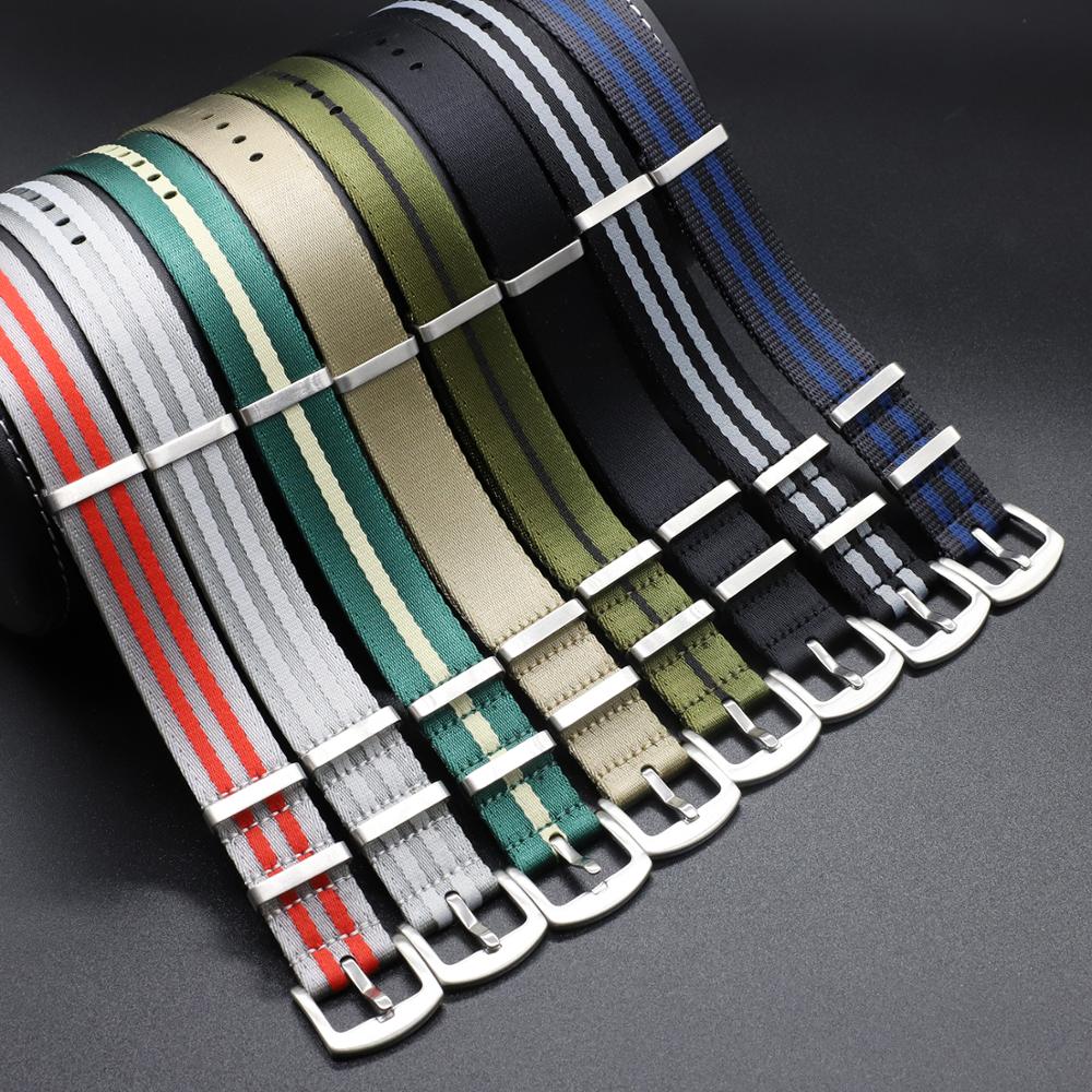 007 Premium Quality Nylon Fabric Strap 20mm 22mm