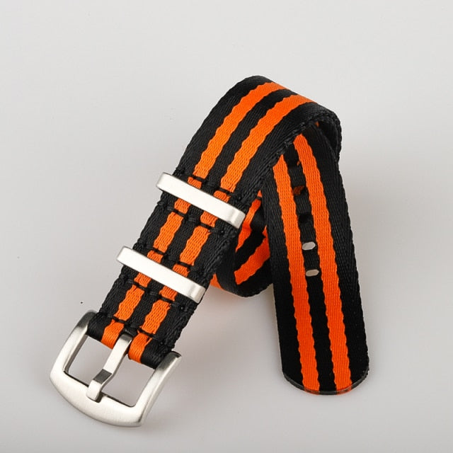 007 Premium Quality Nylon Fabric Strap 20mm 22mm