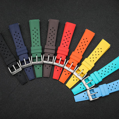 Premium-Grade Tropical FKM Rubber Watch Strap