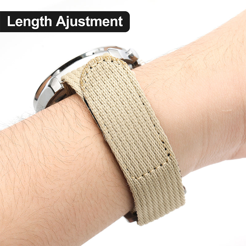 20mm/22mm Soft Nylon Magic Tape Watchband