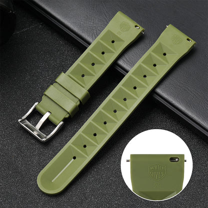 Watchdives Rubber Watch Strap | 20mm / 22mm IBRS006