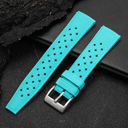 Premium-Grade Tropical FKM Rubber Watch Strap