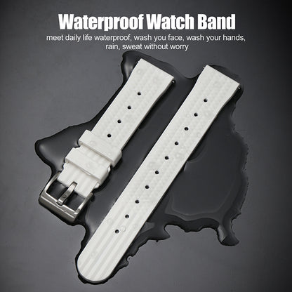 Watchdives Rubber Watch Strap | 20mm / 22mm IBRS006