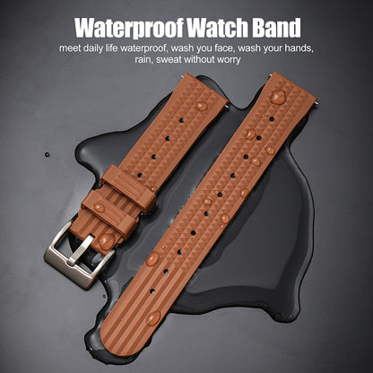 Watchdives Rubber Watch Strap | 20mm / 22mm IBRS006