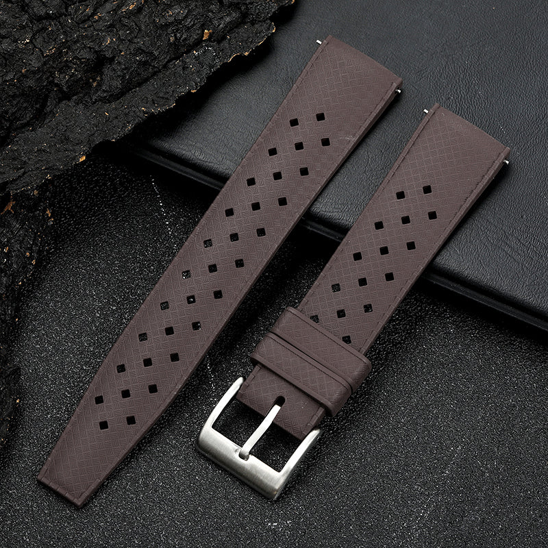 Premium-Grade Tropical FKM Rubber Watch Strap