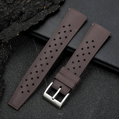 Premium-Grade Tropical FKM Rubber Watch Strap