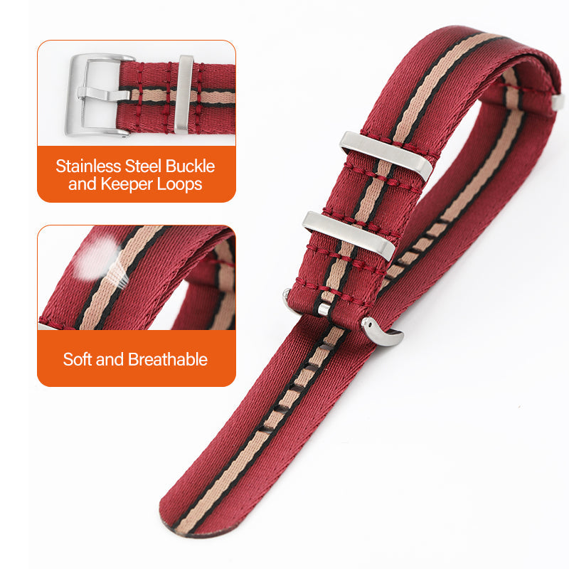 Premium Quality Nylon Fabric Strap 20mm 22mm