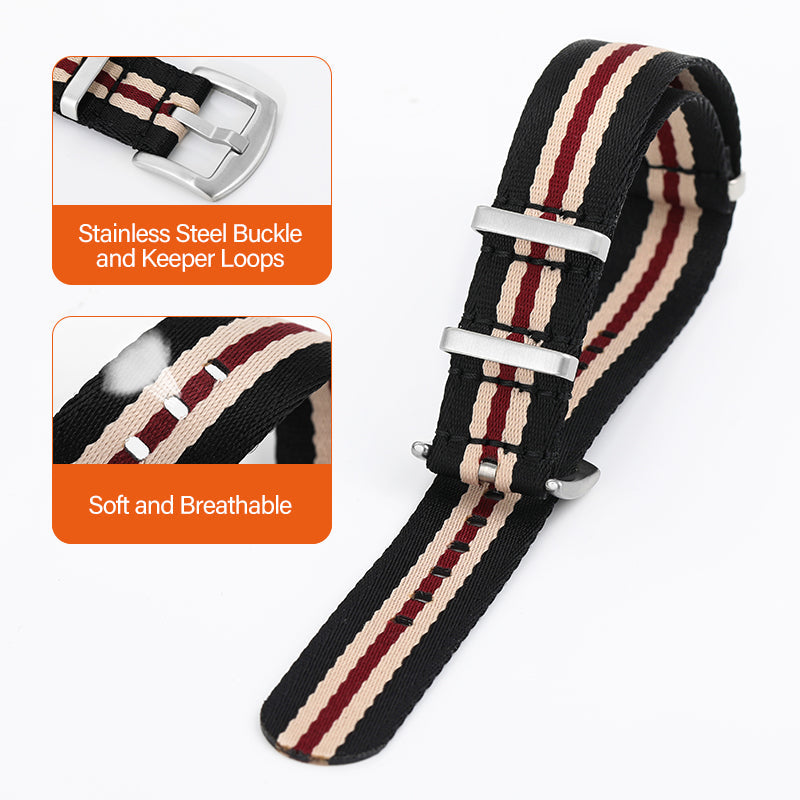 Premium Quality Nylon Fabric Strap 20mm 22mm