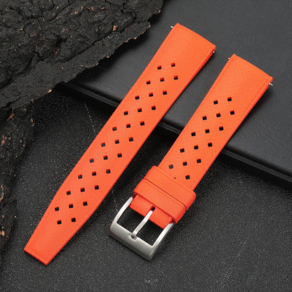 Premium-Grade Tropical FKM Rubber Watch Strap