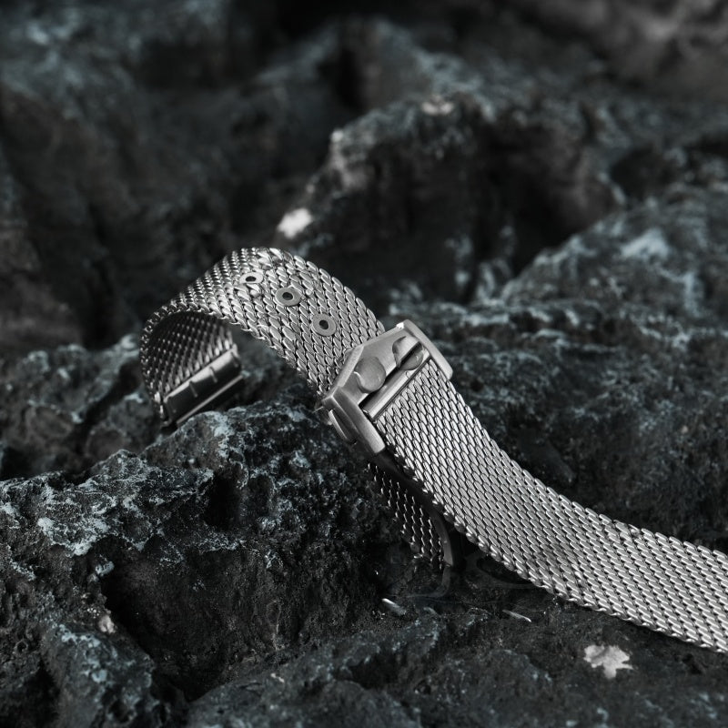 Adjustable Mesh Stainless Steel Bracelet IBSS001