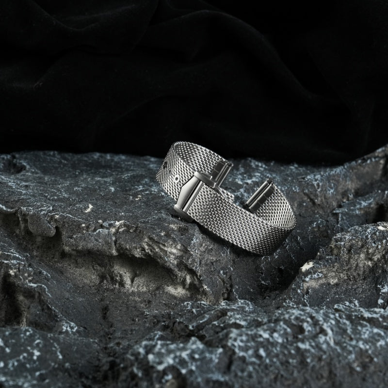 Adjustable Mesh Stainless Steel Bracelet IBSS001