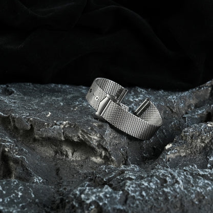 Adjustable Mesh Stainless Steel Bracelet IBSS001