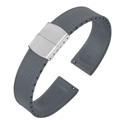 Ibenifit_Charcoal_Grey_FKM_Strap_Minimalist_Sport-Ready_3-iBenifit Strap Store