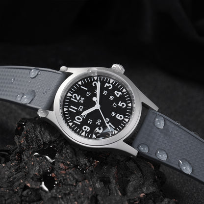 Ibenifit_Charcoal_Grey_FKM_Strap_Minimalist_Sport-Ready_5-iBenifit Strap Store