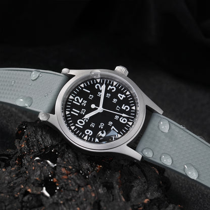 Ibenifit_Light_Grey_FKM_Rubber_Watch_Band_Breathable_Quick_Release_3-iBenifit Strap Store