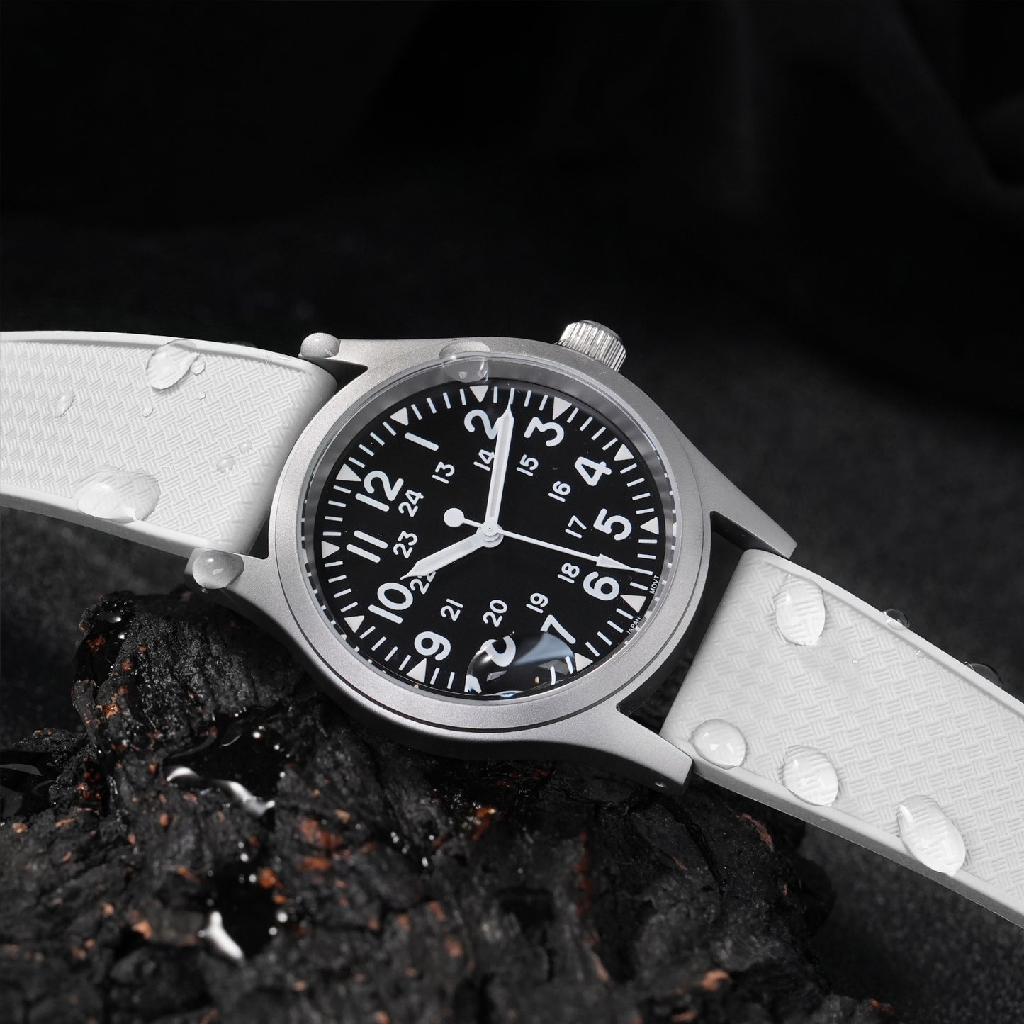 Ibenifit_White_FKM_Rubber_Watch_Strap_Clean_Design_Adjustable_Fit_6-iBenifit Strap Store