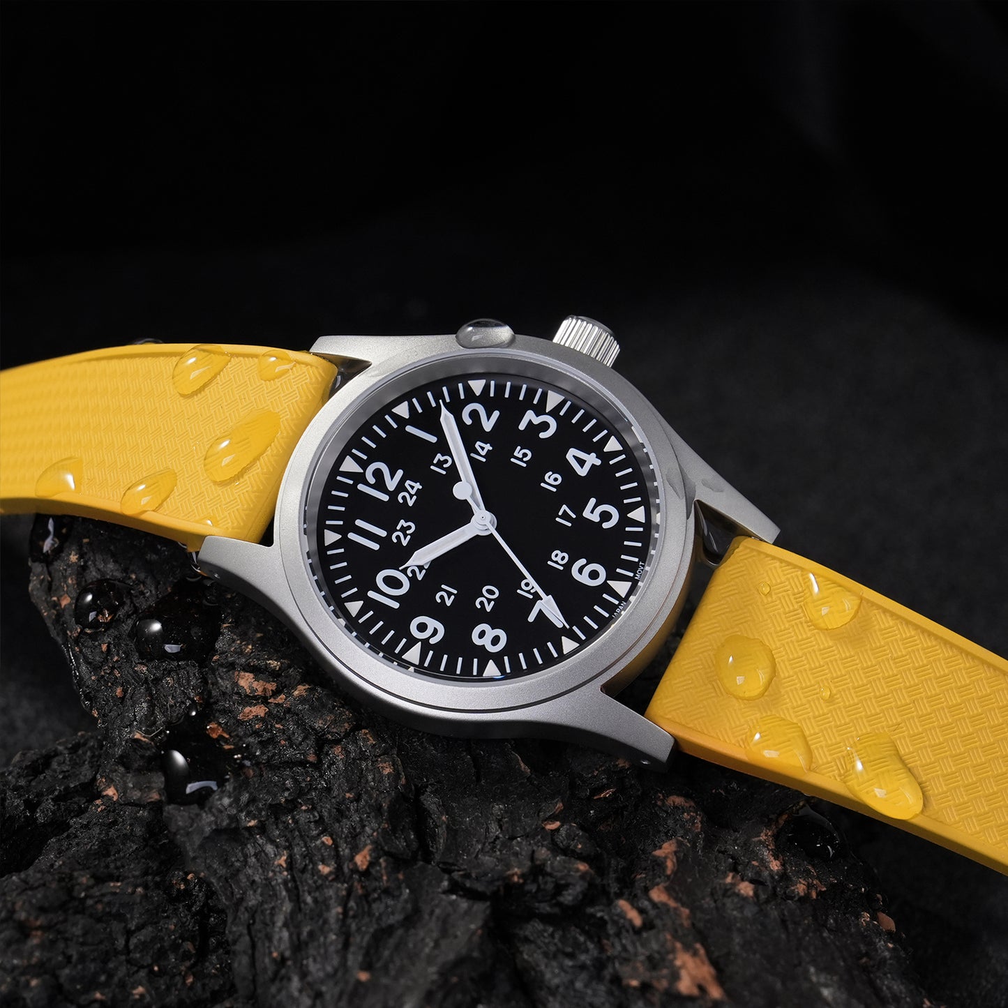 Ibenifit_Yellow_FKM_Cut-to-Size_Watch_Strap_Soft_Flexible_6-iBenifit Strap Store