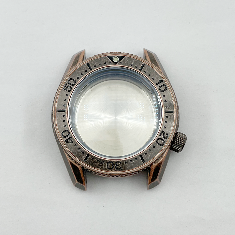 SPB185/SPB187 42mm Diver Watch Case – Fits NH35/NH36-Aged Bronze