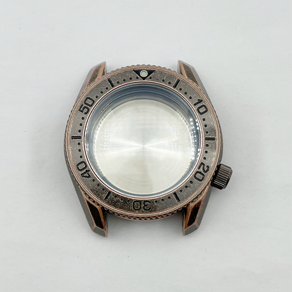 SPB185/SPB187 42mm Diver Watch Case – Fits NH35/NH36-Aged Bronze