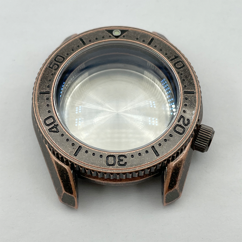 SPB185/SPB187 42mm Diver Watch Case – Fits NH35/NH36-Aged Bronze