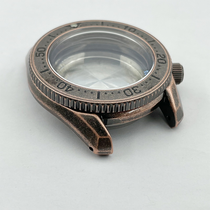 SPB185/SPB187 42mm Diver Watch Case – Fits NH35/NH36-Aged Bronze
