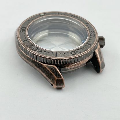 SPB185/SPB187 42mm Diver Watch Case – Fits NH35/NH36-Aged Bronze