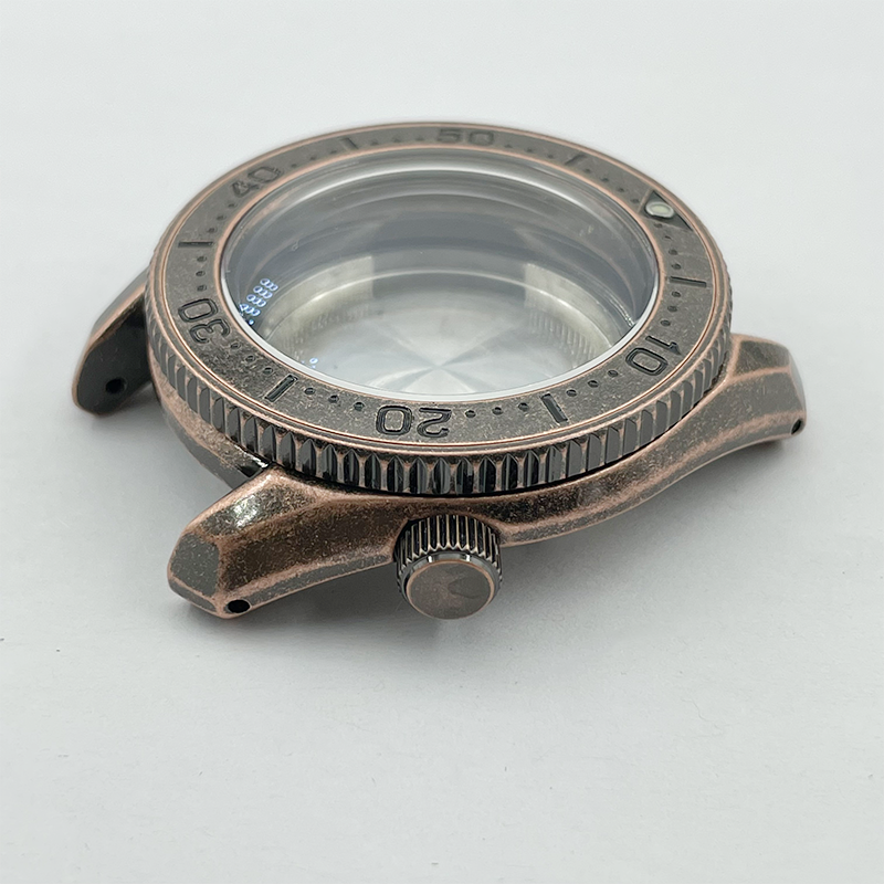 SPB185/SPB187 42mm Diver Watch Case – Fits NH35/NH36-Aged Bronze