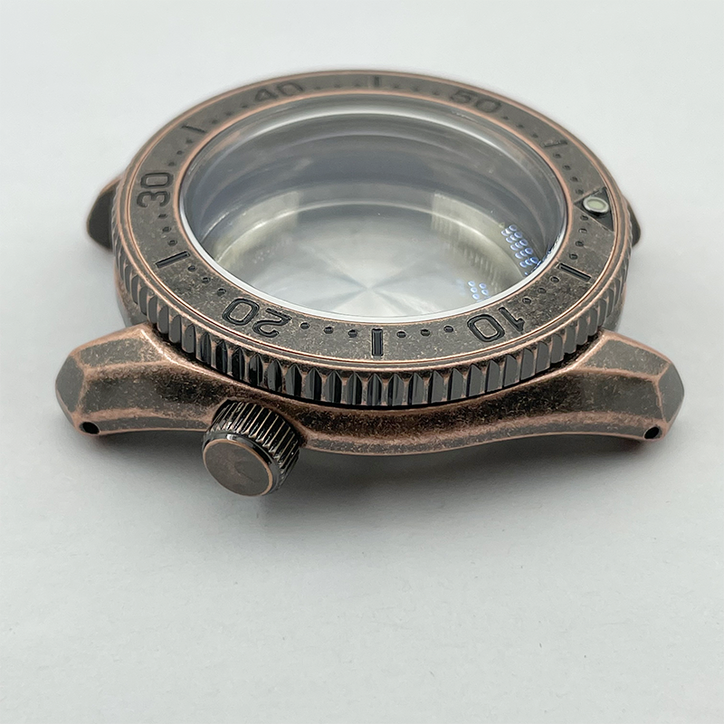 SPB185/SPB187 42mm Diver Watch Case – Fits NH35/NH36-Aged Bronze