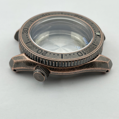 SPB185/SPB187 42mm Diver Watch Case – Fits NH35/NH36-Aged Bronze