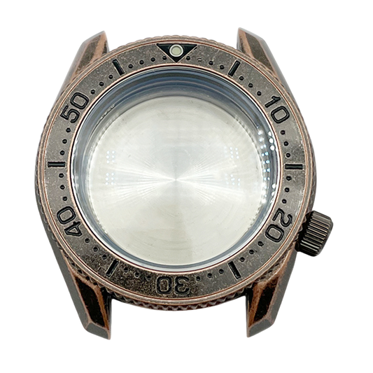 SPB185/SPB187 42mm Diver Watch Case – Fits NH35/NH36-Aged Bronze