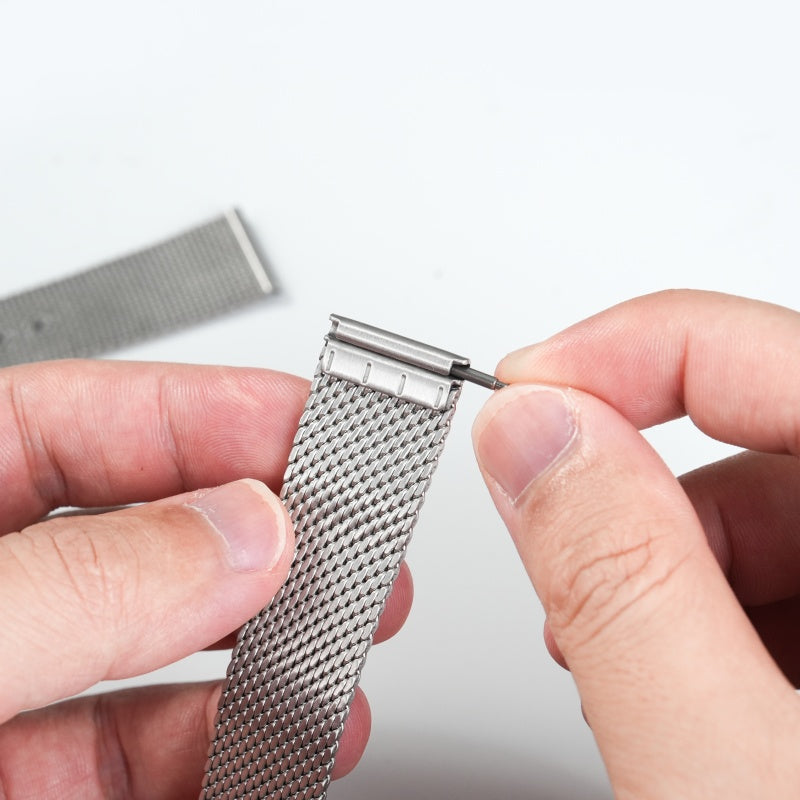 Adjustable Mesh Stainless Steel Bracelet IBSS001