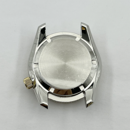 SPB185/SPB187 42mm Diver Watch Case – Fits NH35/NH36-Two-Tone Gold Bezel